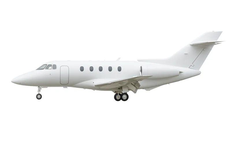 Hawker 800XP silhouette